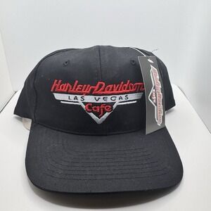 Vintage Harley-Davidson Las Vegas Café Snapback Hat – NWT – "Ride Free"
